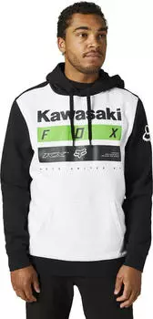 Fox Racing Fox x Kawasaki Stripes Hoodie schwarz/wei&szlig; (Herren) (28999-018)