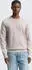 Tom Tailor Basic Strickpullover greyish brown white mouline (Herren) (1042509-39263)