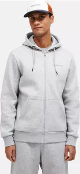 Peak Performance Original Small Logo Zip Hoodie med grey melange (Herren) (G79569-070)