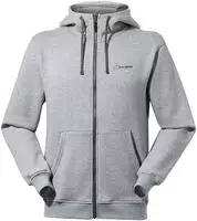 Berghaus 4-A001192-HT6-XL, Berghaus Logo Full Zip Fleece Jacket AM grey (HT6) XL