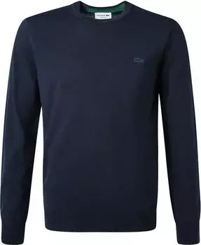 Lacoste Merinowolle mit Rundhalsausschnitt Pullover navy blue (Herren) (AH1969-166)