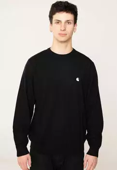 Carhartt Madison Sweater Strickpullover black/wax (Herren) (I030841-K02-XX)