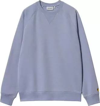 Carhartt Chase Sweat Sweatshirt charm blue/gold (Herren) (I033660-29X-XX)