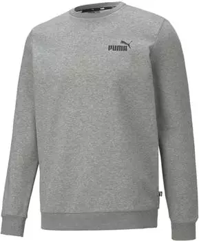 Puma Essentials Small Logo Sweatshirt medium grey heather (Herren) (586682-03)