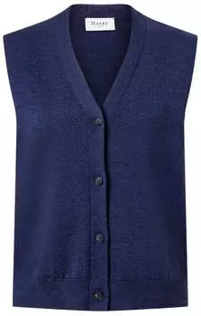 Maerz Merinowolle Superwash Cardigan Regular Fit (85436842) blau