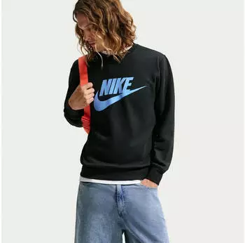 Nike Club Fleece Sweatshirt (FN3890) black/football blue