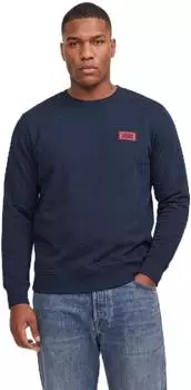 Jack & Jones JJCLEVELAND SWEAT CREW NECK PLS Sweatshirt Regular Fit (57955355) navy blazer