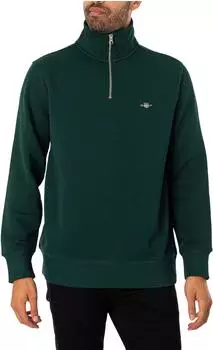 GANT Shield Sweatshirt mit halblangem Rei&szlig;verschluss (2008005)