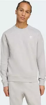 adidas Trefoil Essentials Sweatshirt medium grey heather/white (Herren) (JY6140)