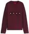 HUGO Dewerlong Sweatshirt Relaxed Fit mit Stickerei (40866929) schwarz/pink654