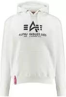 Alpha Industries 178312-09, Alpha Industries Basic Hoodie White Herren
