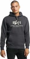 alpha industries 178312, alpha industries Hoodie mit Label-Print Anthrazit men