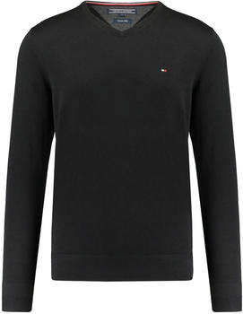 Tommy Hilfiger V-Neck Cotton Blend Sweatshirt black (MW0MW04979-032)