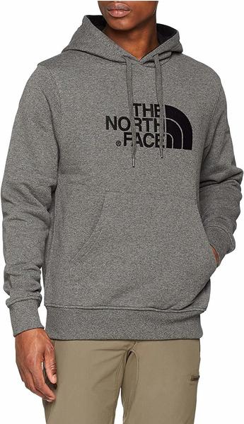 The North Face Herren Drew Peak Kapuzenpullover medium grey heather/black