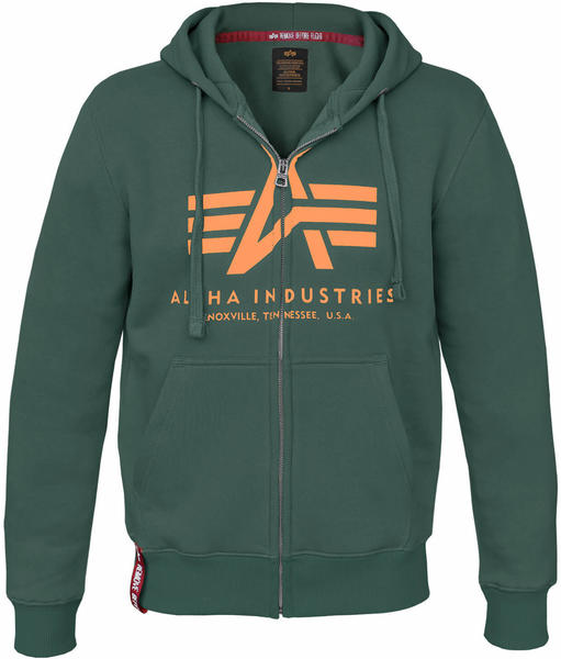 Alpha Industries Basic Zip Hoody dark petrol (178325-353)