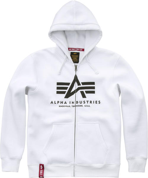 Alpha Industries Basic Zip Hoody white (178325-09)