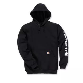 Carhartt Midweight Hooded Logo Sweatshirt black (K288)