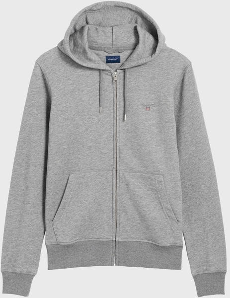 GANT Full-Zip Sweat Hoodie dark grey melange (2046011-92)