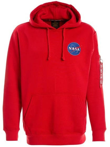 Alpha Industries Space Shuttle Hoody speed red