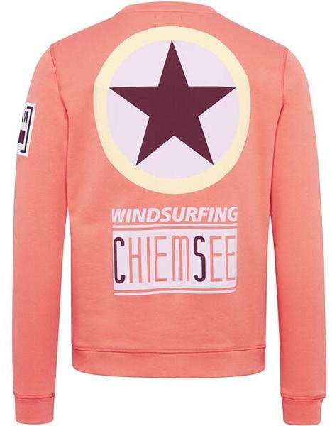 Chiemsee Unisex Sweatshirt with Large Logo hot coral (2061106)