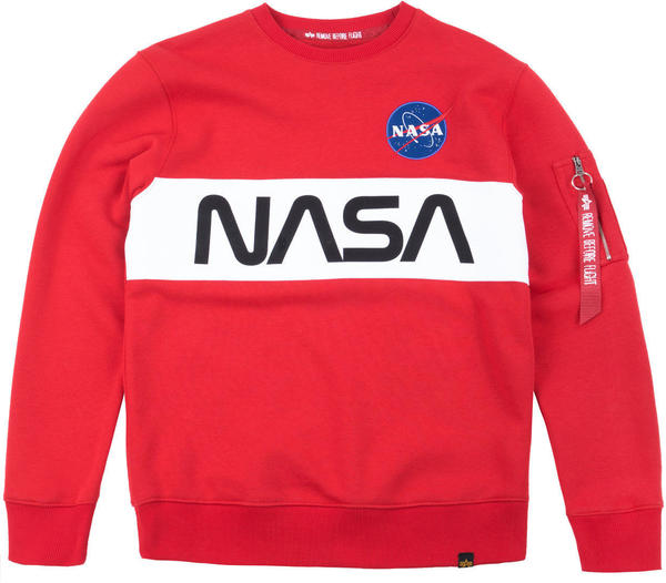 Alpha Industries Nasa Inlay Sweatshirt red (178308-328)