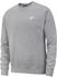Nike Sportswear Club Sweatshirt dark grey heather / white (BV2662-063)