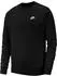 (BV2662-010) black: Nike Sportswear Club Sweatshirt (BV2662)