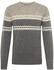 GANT Holiday Stripe Crew Sweater dark grey (8010033-92)