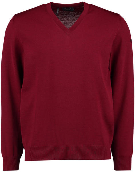 Maerz V-Pullover Superwash Classic Fit (490400-495) red