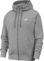 Nike Club Fleece Kapuzenjacke Herren Grau