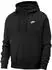 schwarz: Nike Hoodie Club Fleece (BV2645)