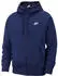 blau: Nike Hoodie Club Fleece (BV2645)