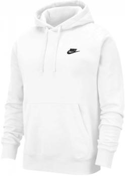 Nike Club Fleece Hoodie white/white/black (BV2654-100)