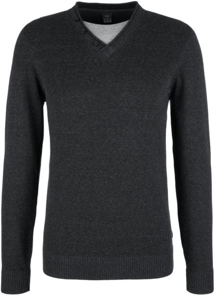 S.Oliver Knitted jumper with a layered effect black (28.912.61.6882)