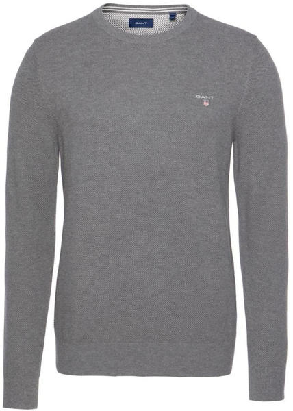 GANT Piqué Sweater dark grey (8030521-92)