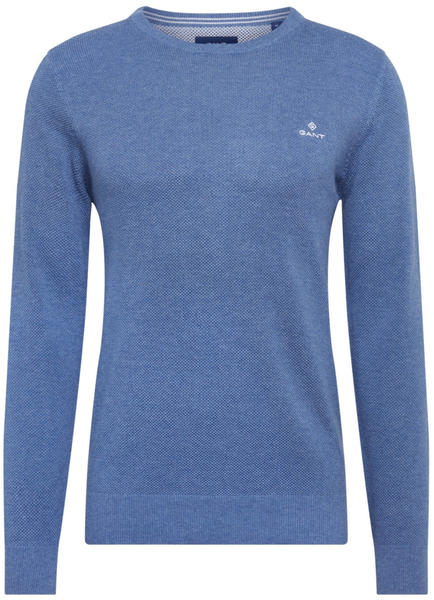 GANT Piqué Sweater denim blue (8030521-906)