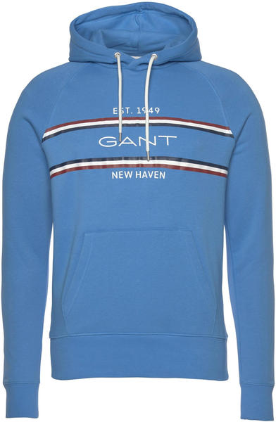 GANT Striped Hoodie pacific blue (2007015)