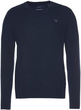GANT Extra Fine Lambswool V-Neck Sweater marine (8010520-410)