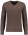 GANT Extra Fine Lambswool V-Neck Sweater dark brown (8010520-280)
