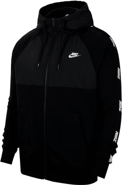 Nike Full-Zip Hoodie black/white (CJ4415-010)