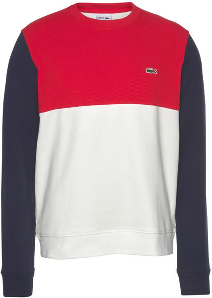 Lacoste Farine Non Brushed Sweatshirt (SH5185) rouge-marine