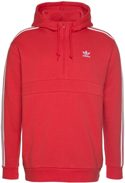 Adidas Men Originals 3-Stripes Hoodie lush red (FM3763)