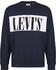 Levi's Logo Colorblock Crew Sweatshirt dress blues/white