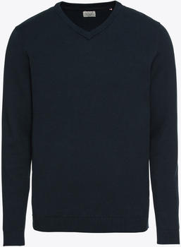 Jack & Jones V-Neck Knitted Pullover (12137194) blue