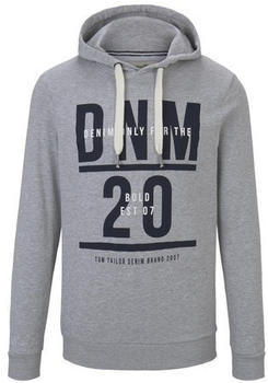 Tom Tailor Denim Hoodie light stone grey melange (1014792)