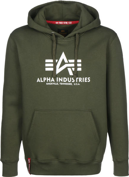 Alpha Industries Basic Hoody oliv (178312-142)