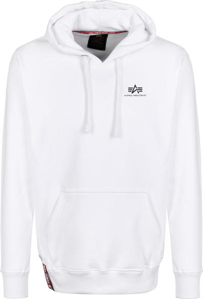 Alpha Industries Small Logo Hoodie white (196318-09)