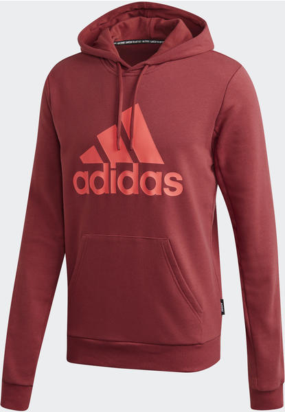 Adidas Badge of Sport French Terry Hoodie legacy red (FT8414)