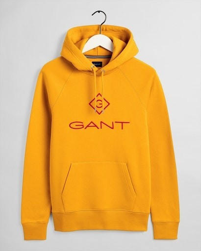 GANT Color Logo Hoodie (2047013-710) ivy gold