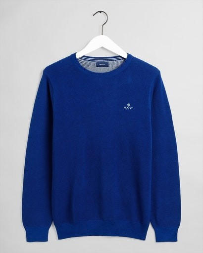 GANT Piqué Sweater (8030521-435) crisp blue